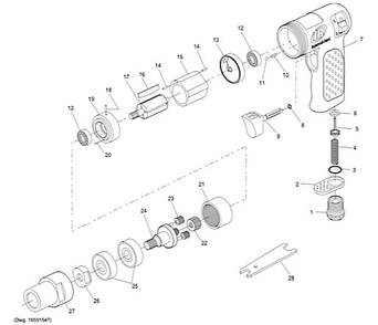 Part Location Diagram of 3129-9B-3 Ingersoll Rand Idle Gear 3